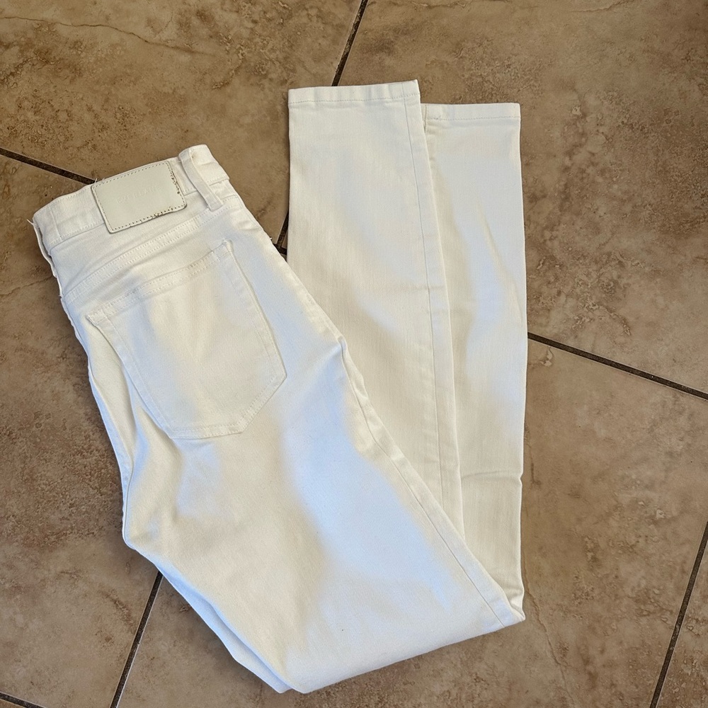 Everlane white 27 tall skinny jeans